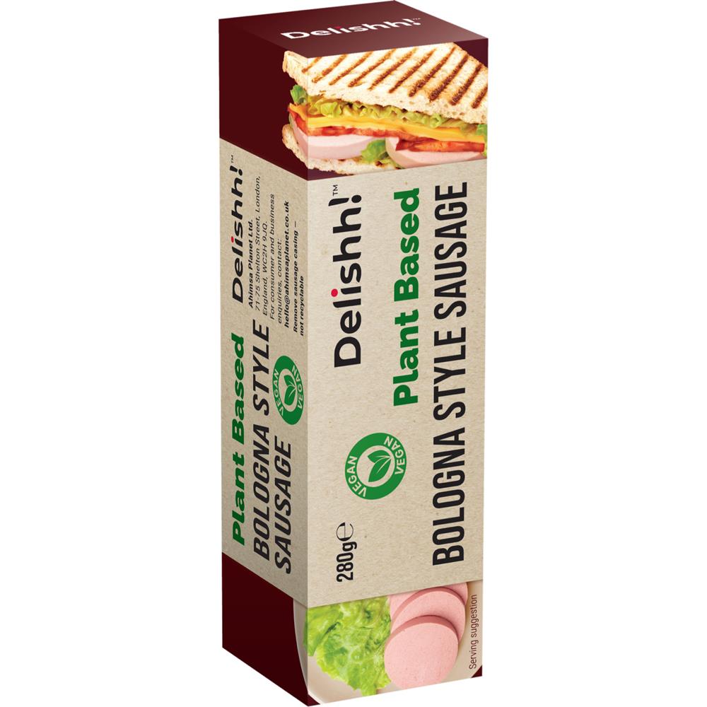 Delishh! Bologna Style Vegan Sausage 280g