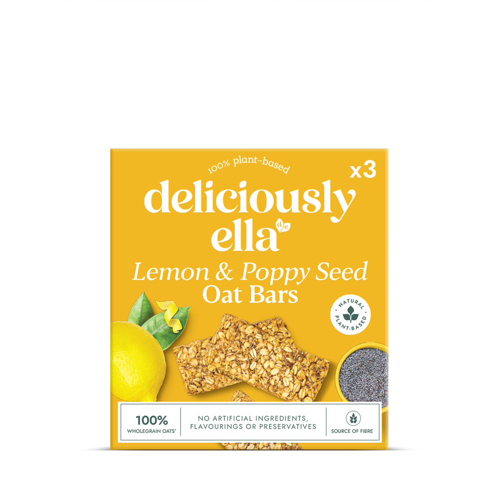 Deliciously Ella Lemon & Poppyseed Oat Bar Multipack (3 x 50g)