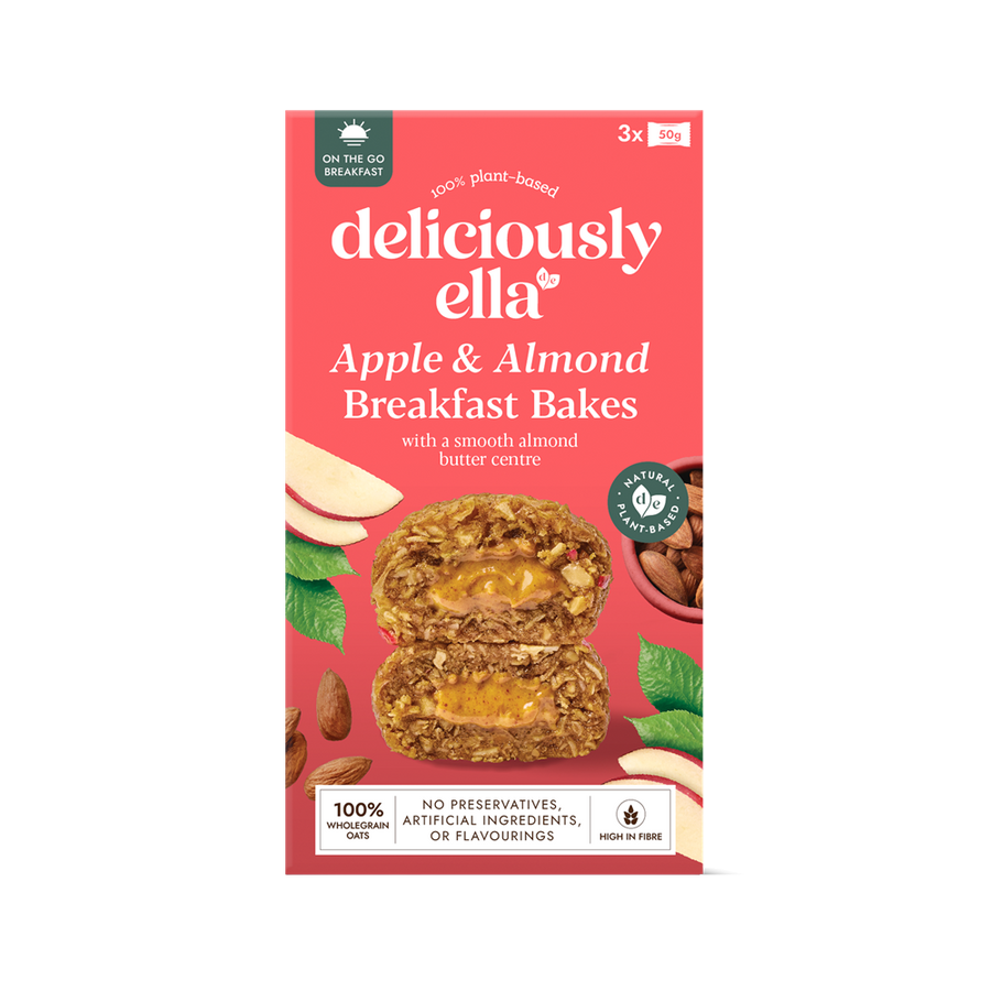Deliciously Ella Apple & Almond Breakfast Bakes (50g x 3)