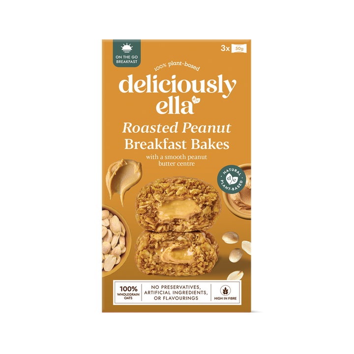 Deliciously Ella Peanut Butter Breakfast Bakes (50g x 3)