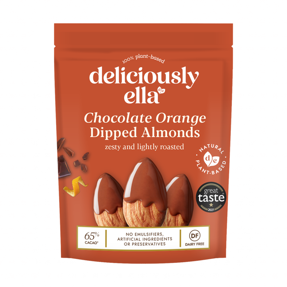 Deliciously Ella Chocolate Orange Dipped Almonds 81g