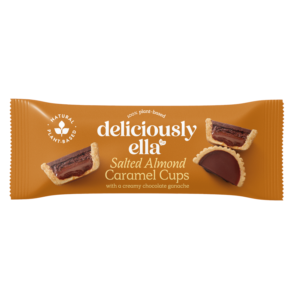 Deliciously Ella Salted Almond Caramel Cup 36g