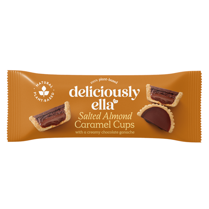 Deliciously Ella Salted Almond Caramel Cup 36g