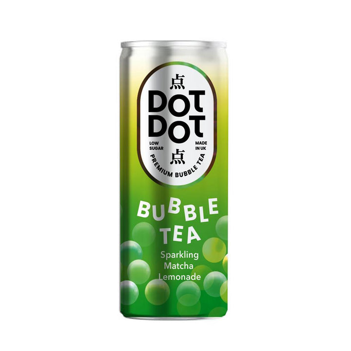 Dot Dot Bubble Tea Sparkling Matcha Lemonade Can 250ml
