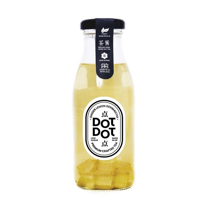 Dot Dot Bubble Tea Ginger Lemon Genmaicha & Aloe 250ml