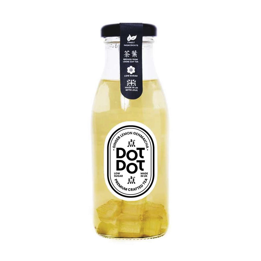 Dot Dot Bubble Tea Ginger Lemon Genmaicha & Aloe 250ml