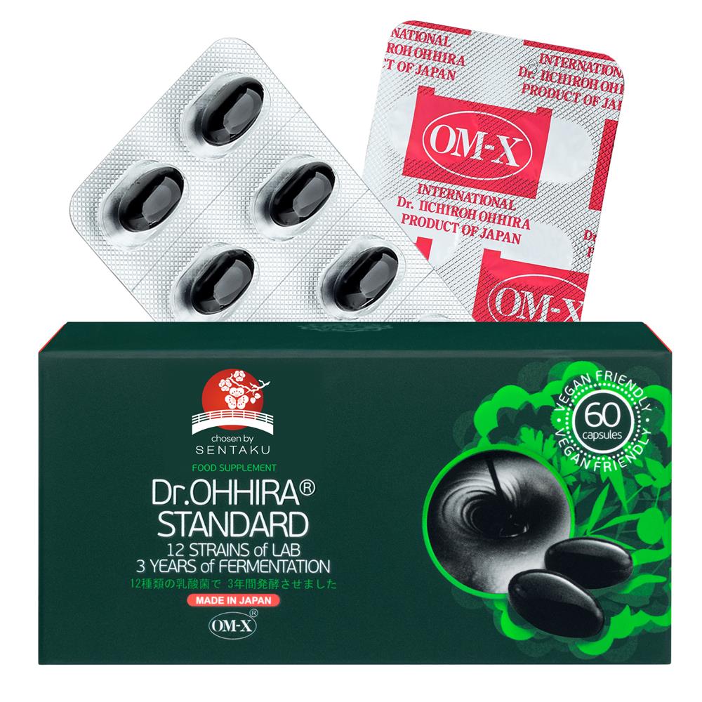 Dr.OHHIRA STANDARD 12 Strains of Lab 3Yrs of Fermentation 60 Caps