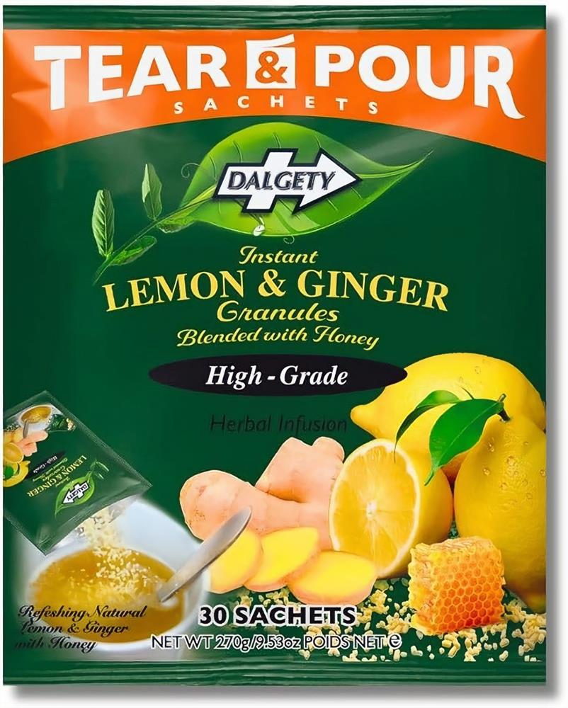 Dalgety Instant Lemon & Ginger Tea 30 Sachets