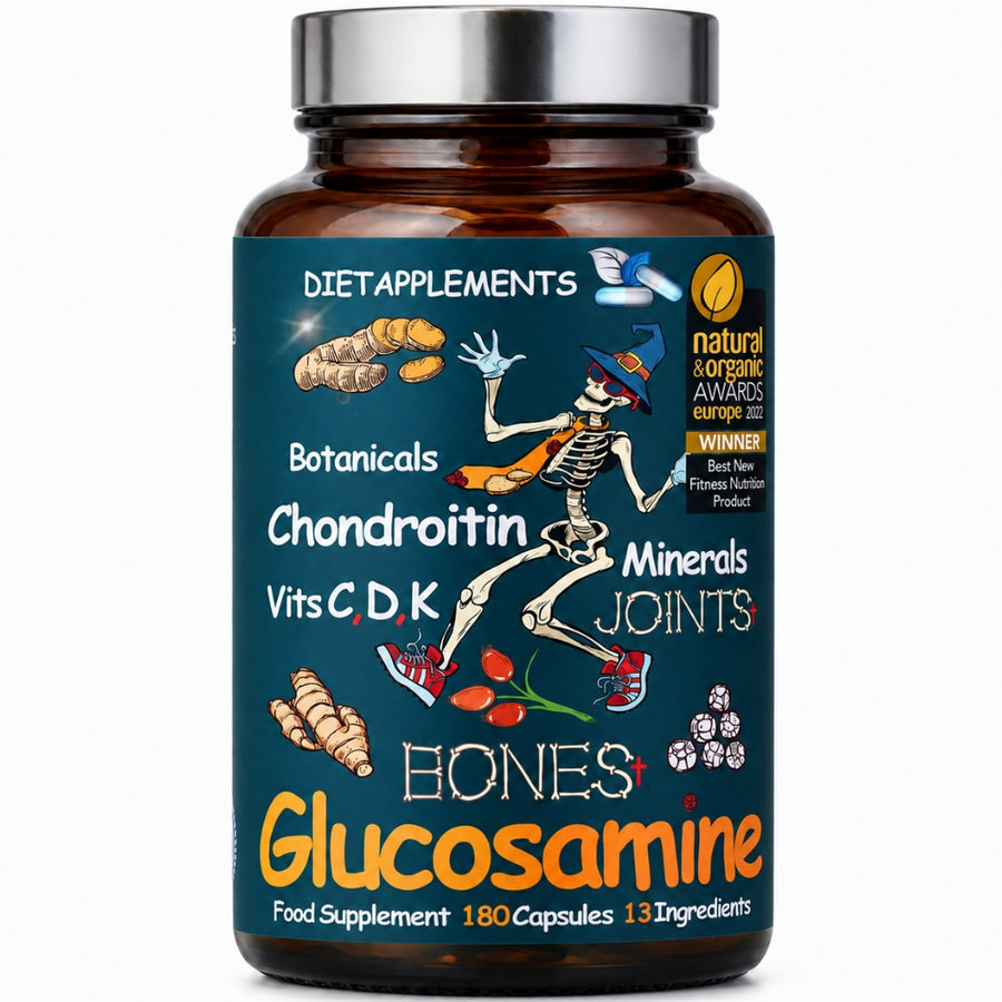 Glucosamine Chondroitin Turmeric & Vitamin C. 180 capsules.