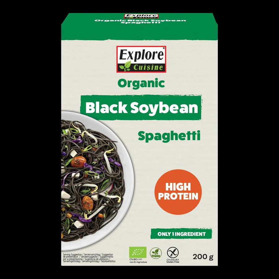 Explore Cuisine Organic Black Soybean Spaghetti 200g