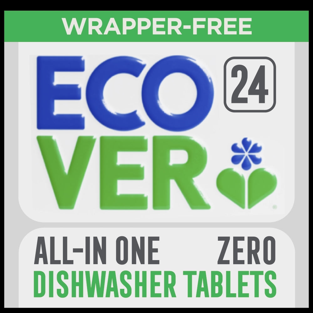 Ecover Zero AiO dishwasher tablets
Zero fragrance
Zero Colour