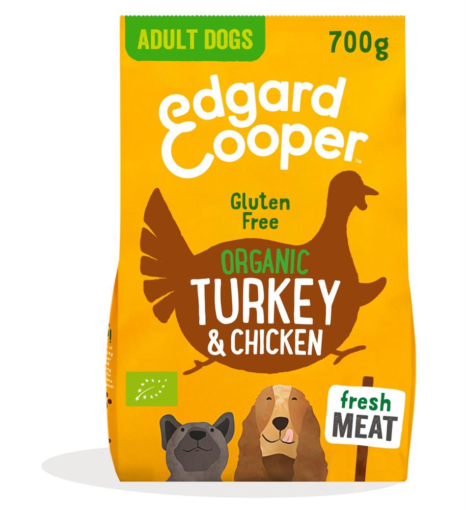 Dry Dog Food Organic Turkey & Chicken 700g