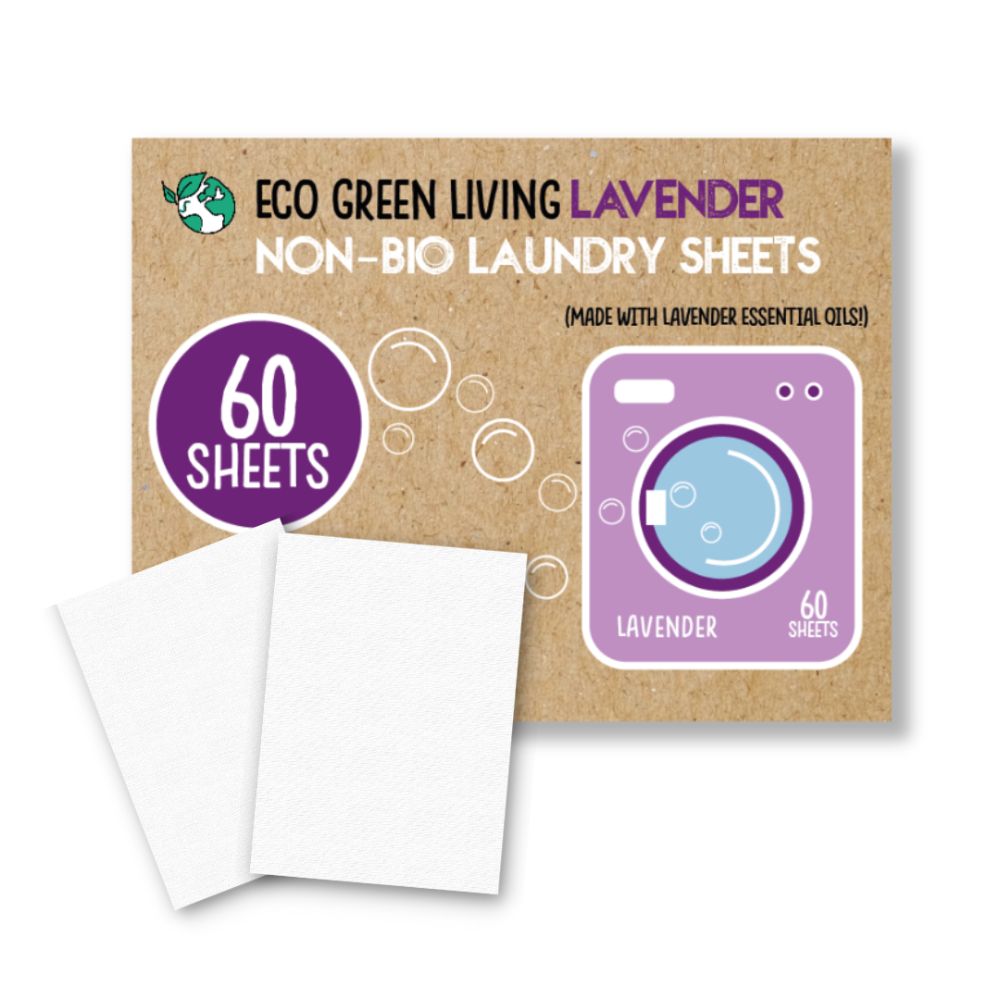 Eco Green Living Laundry Detergent Sheets x 60 (Lavender)