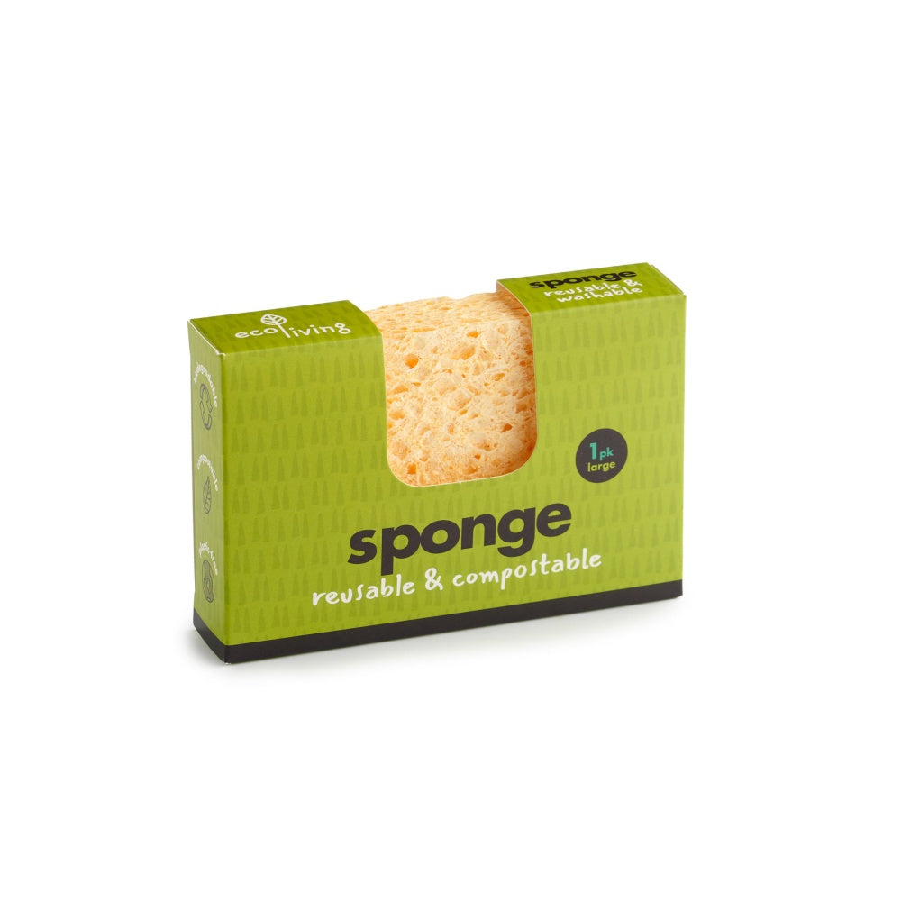 Compostable UK Sponge - Large 120 x 80 x 25mm