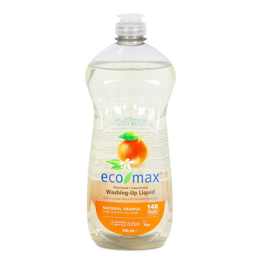 Eco-Max Washing Up Liquid Orange 740ml