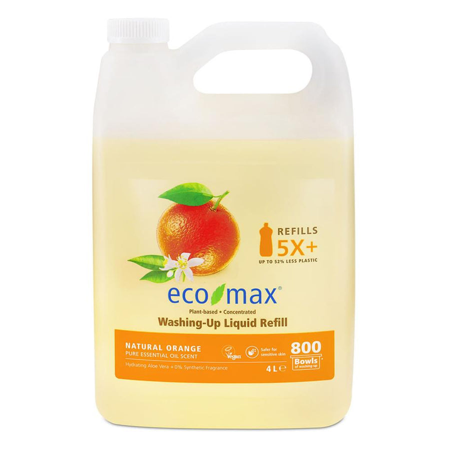 Eco-Max Washing Up Liquid Orange 4L