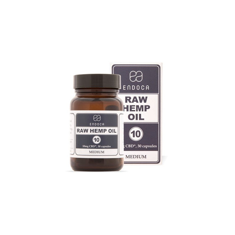 Endoca 300mg CBD+CBDa Capsules Raw Hemp Oil - 30 Caps