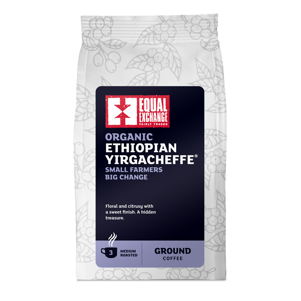 Org & Fair Trade Ethiopian Yirgacheffe Roast & Ground Coffee 200g