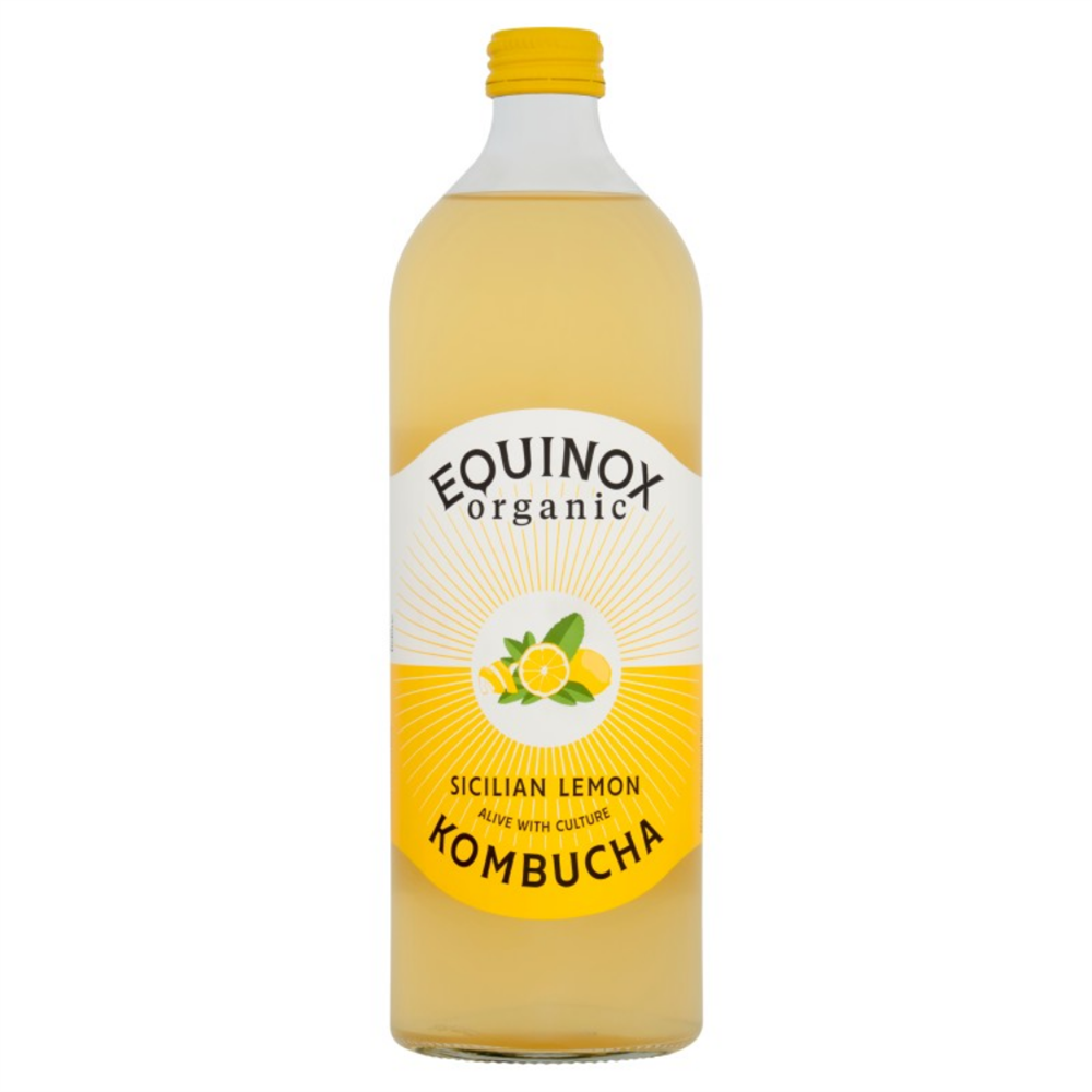 Equinox Organic Sicilian Lemon Kombucha 750ml