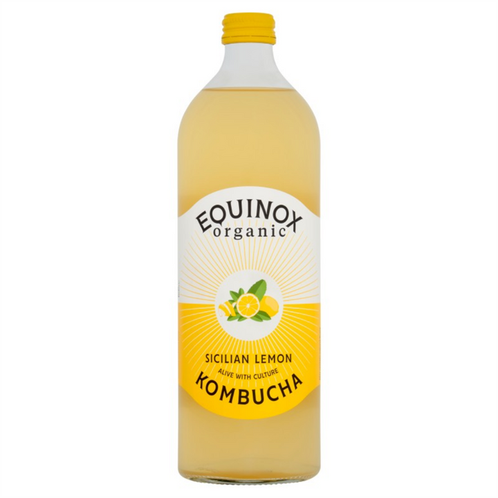 Equinox Organic Sicilian Lemon Kombucha 750ml
