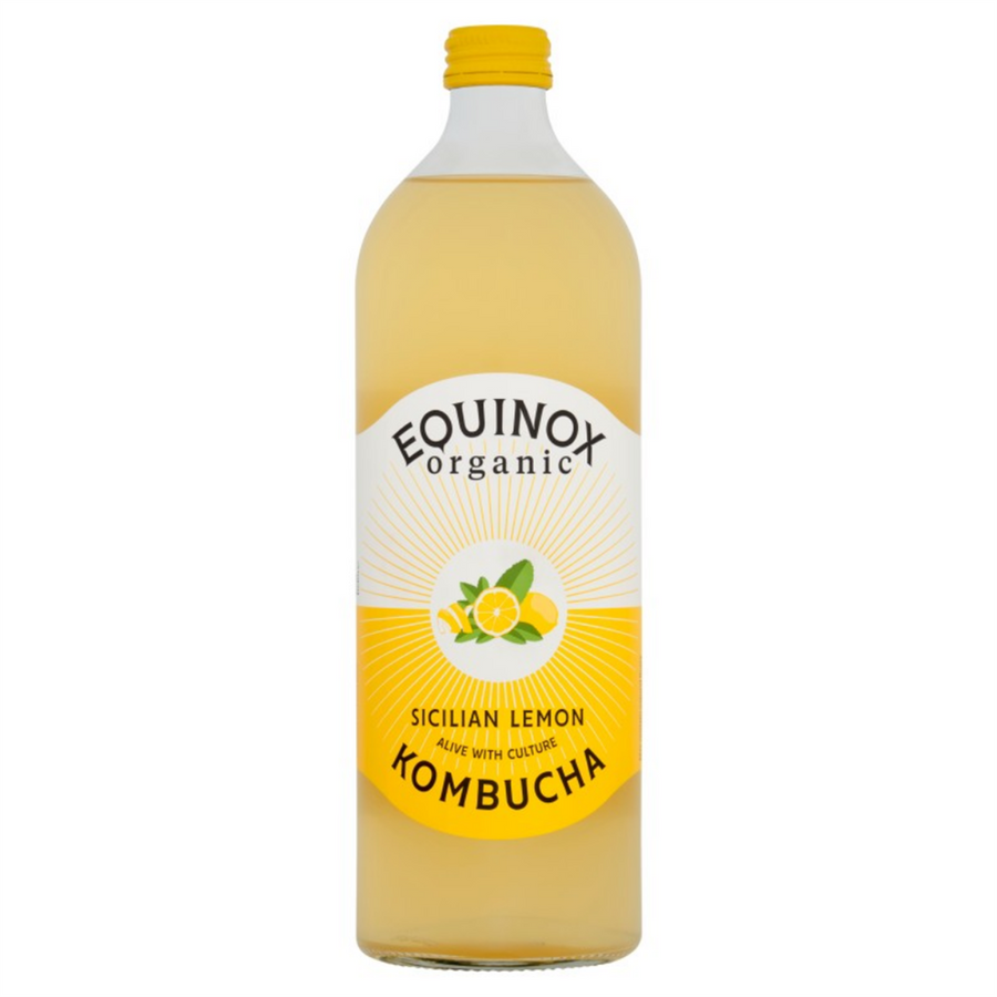 Equinox Organic Sicilian Lemon Kombucha 750ml
