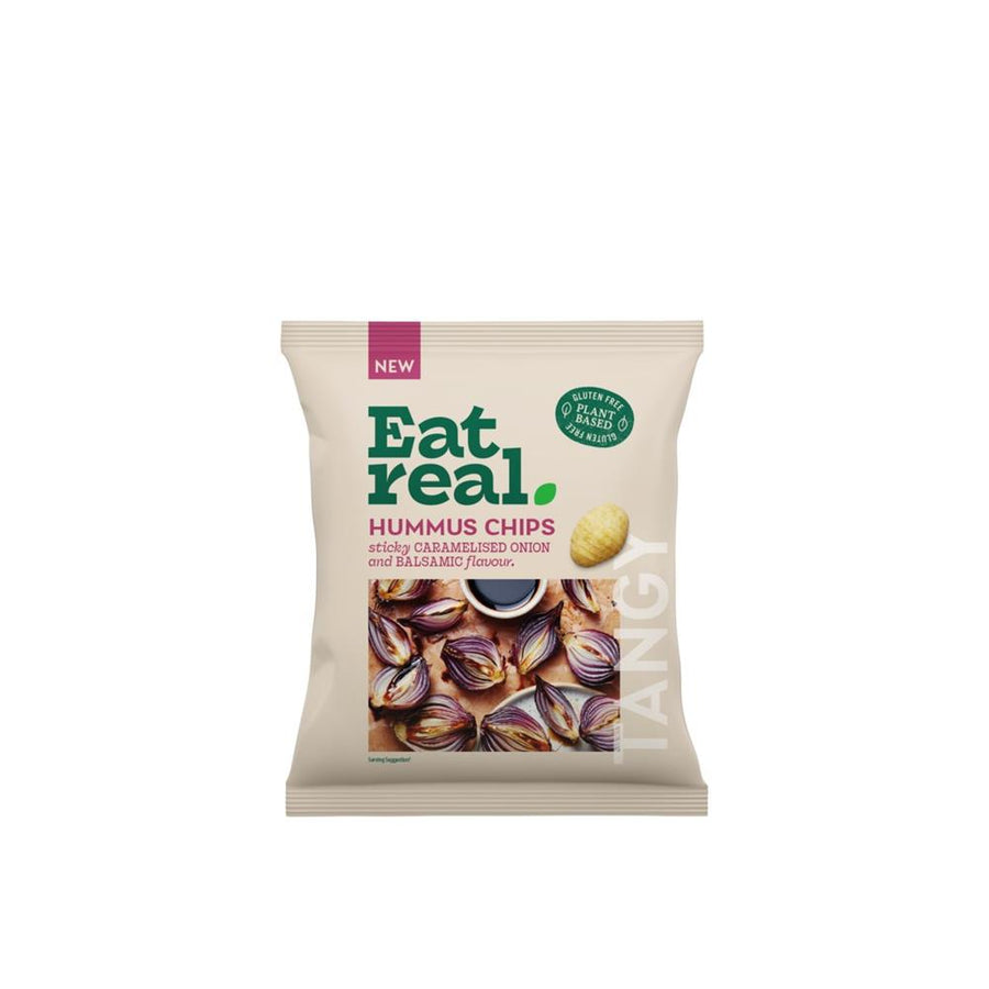 Eat Real Hummus Chips Caramelised Onion and Balsamic Vinegar 45g