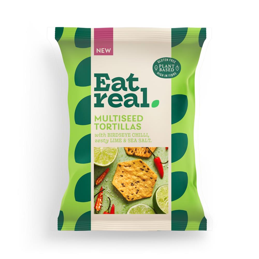 Eat Real Multiseed Birdseye Chilli Lime & Sea Salt Chips 160g