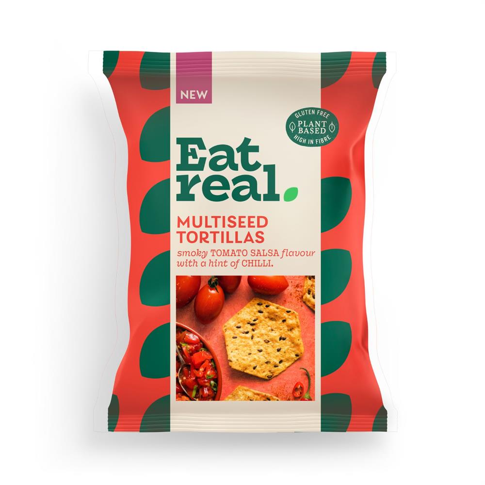 Eat Real Multiseed Tortilla Smoky Paprika Salsa Chips 160g