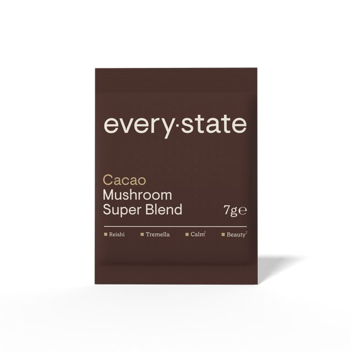everystate Cacao + Mushroom Super Blend Sachet 7g