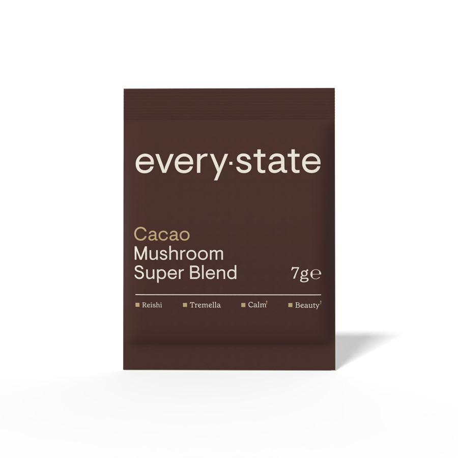 everystate Cacao + Mushroom Super Blend Sachet 7g
