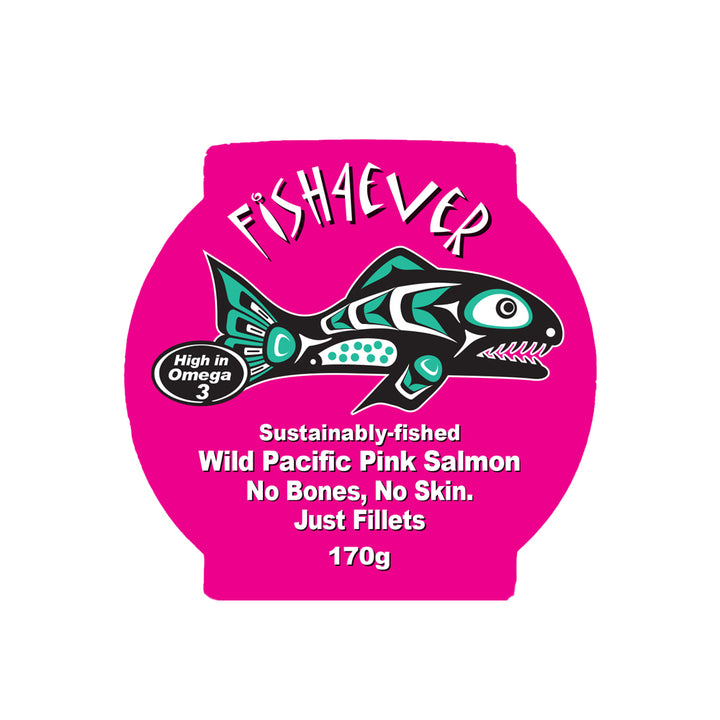 Wild Pacific filleted Pink Salmon 170g