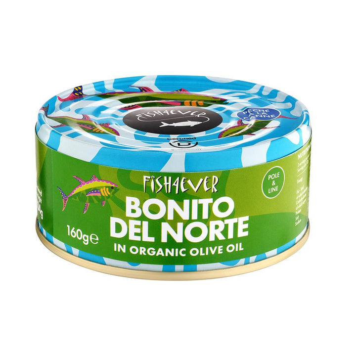 Fish4Ever Bonito del Norte White Tuna in Organic Olive Oil 160g