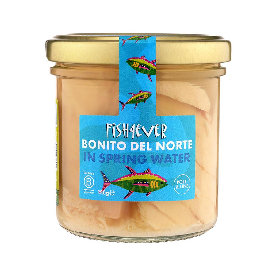 Fish4Ever Bonito del Nortetuna Steaks in Spring Water 150g