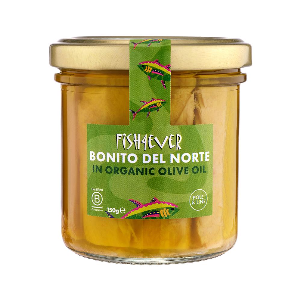 Fish4Ever Bonito del Norte (white) Tuna Steaks in Organic Olive Oil 150g