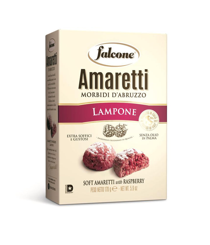 Falcone Soft Amaretti Raspberry 170g