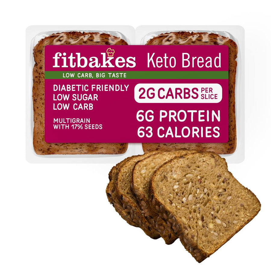 FitBakes Keto Low Carb Bread Loaf (8 slices) 190g