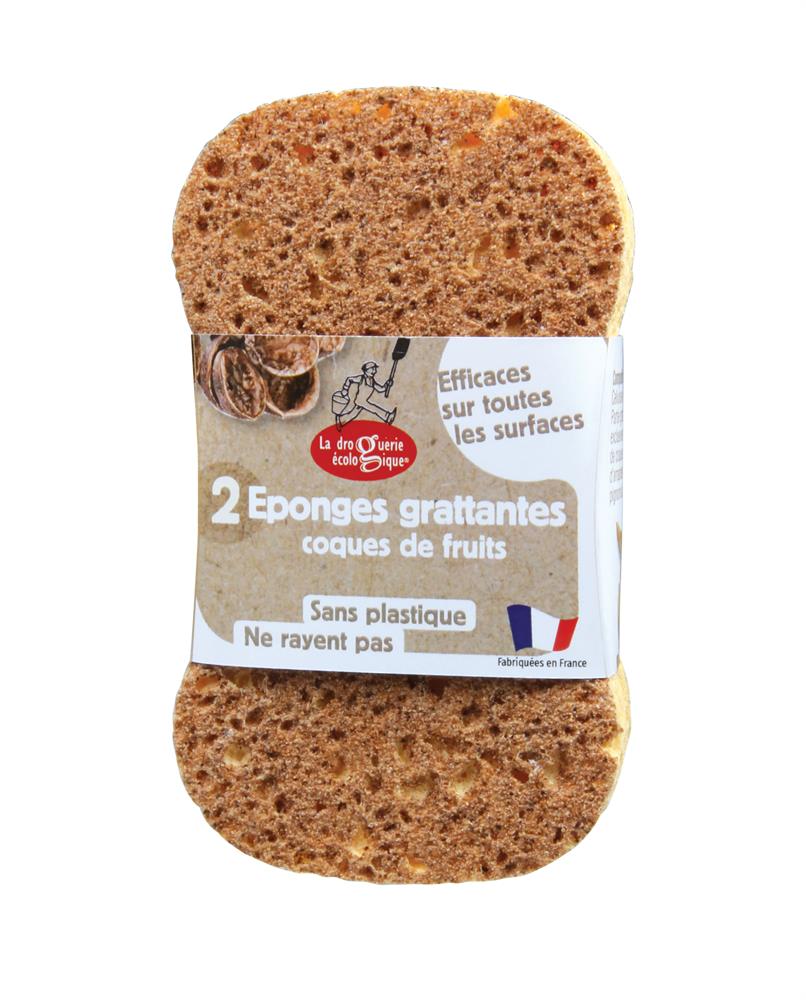 100 % plastic free 2 Plants and Nuts Scourer Sponge