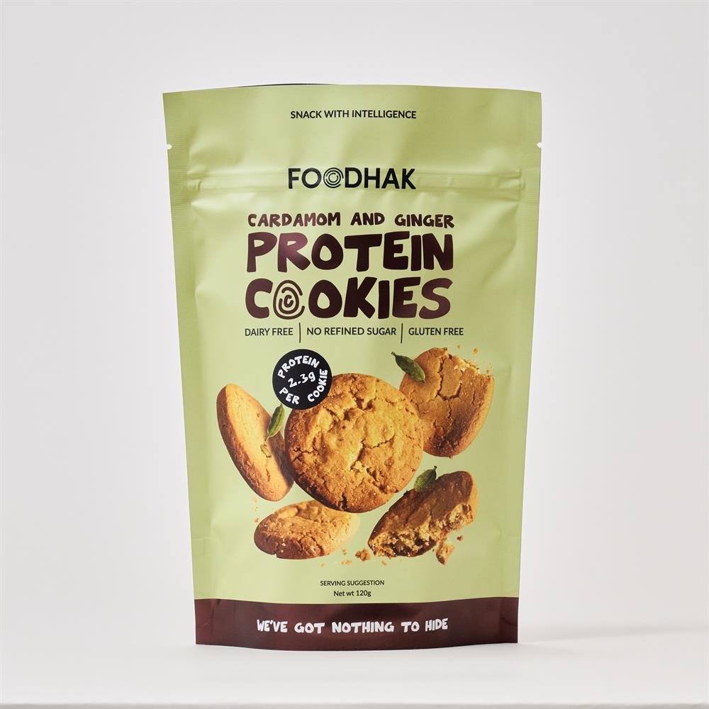 Foodhak Cardamom and Ginger Cookies 120g