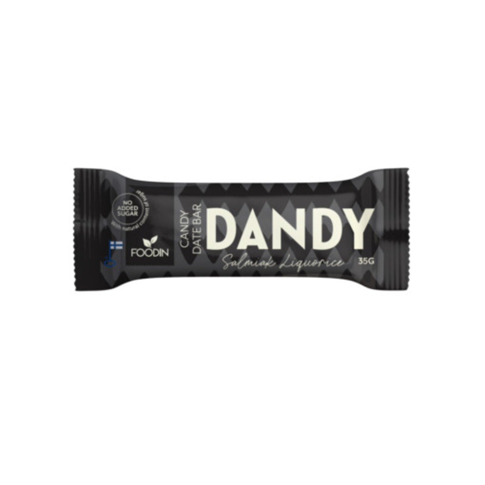 Dandy Candy Date Bar Salmiak Liquorice 35g