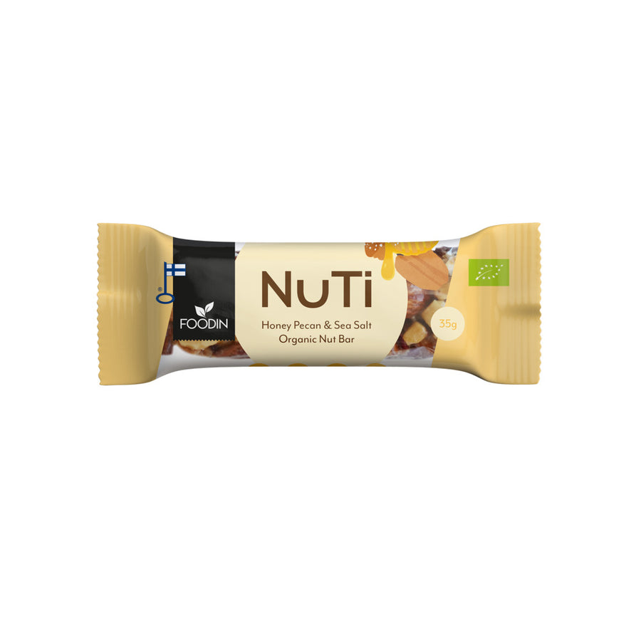 NUTI Honey Pecans & Sea Salt Bar 35g
