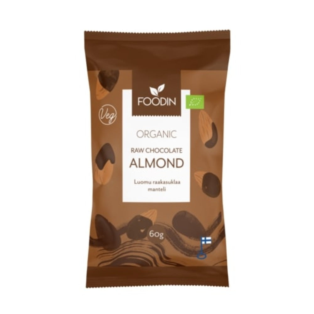 Organic Raw Chocolate Coated Almonds