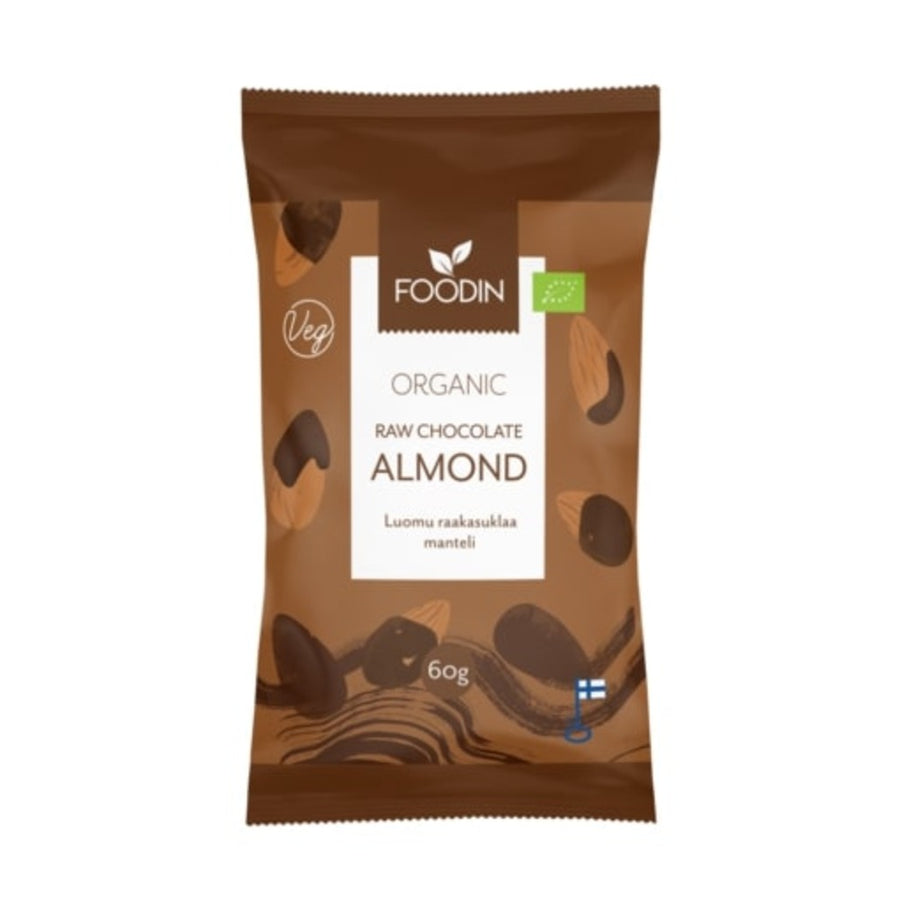 Organic Raw Chocolate Coated Almonds