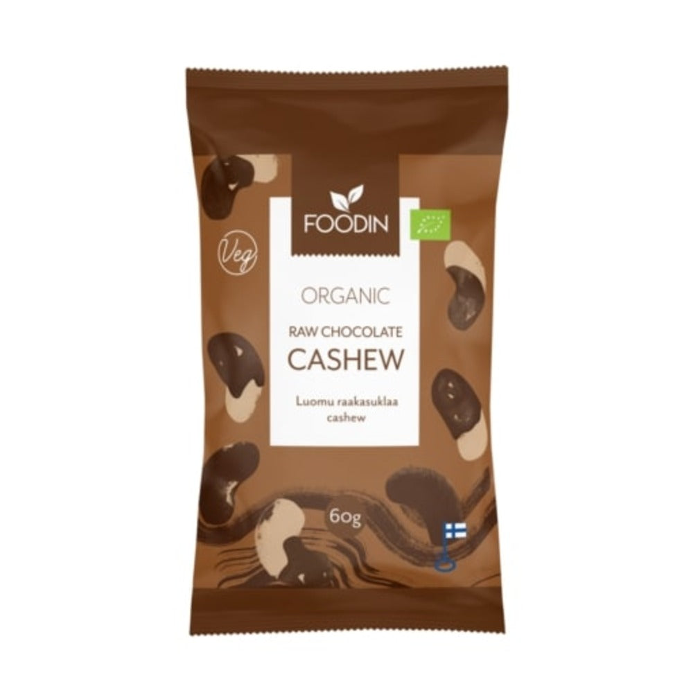 Organic Raw Chocolate Coated Cashew 60g