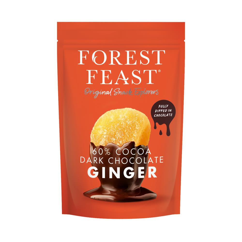 60% Cocoa Dark Chocolate Ginger 130g