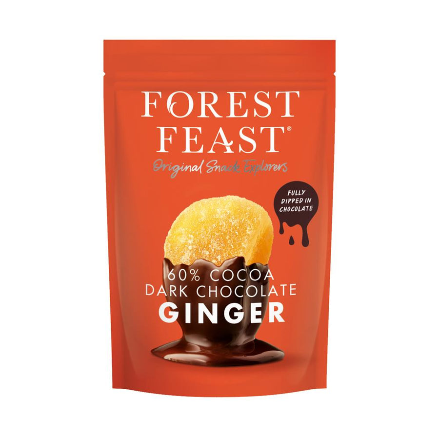 60% Cocoa Dark Chocolate Ginger 130g