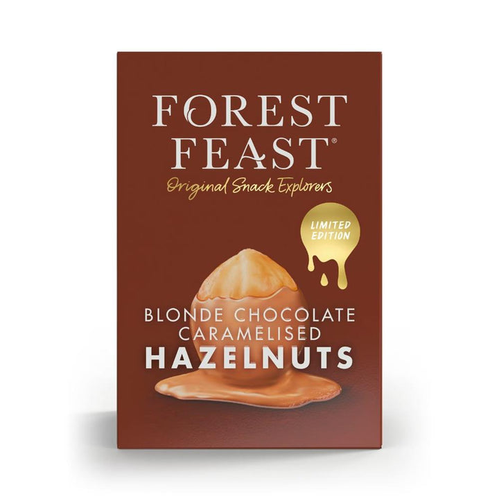 Blonde Chocolate Caramelised Hazelnuts 100g