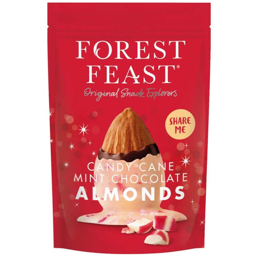 Forest Feast Candy Cane Mint Chocolate Almonds 270g