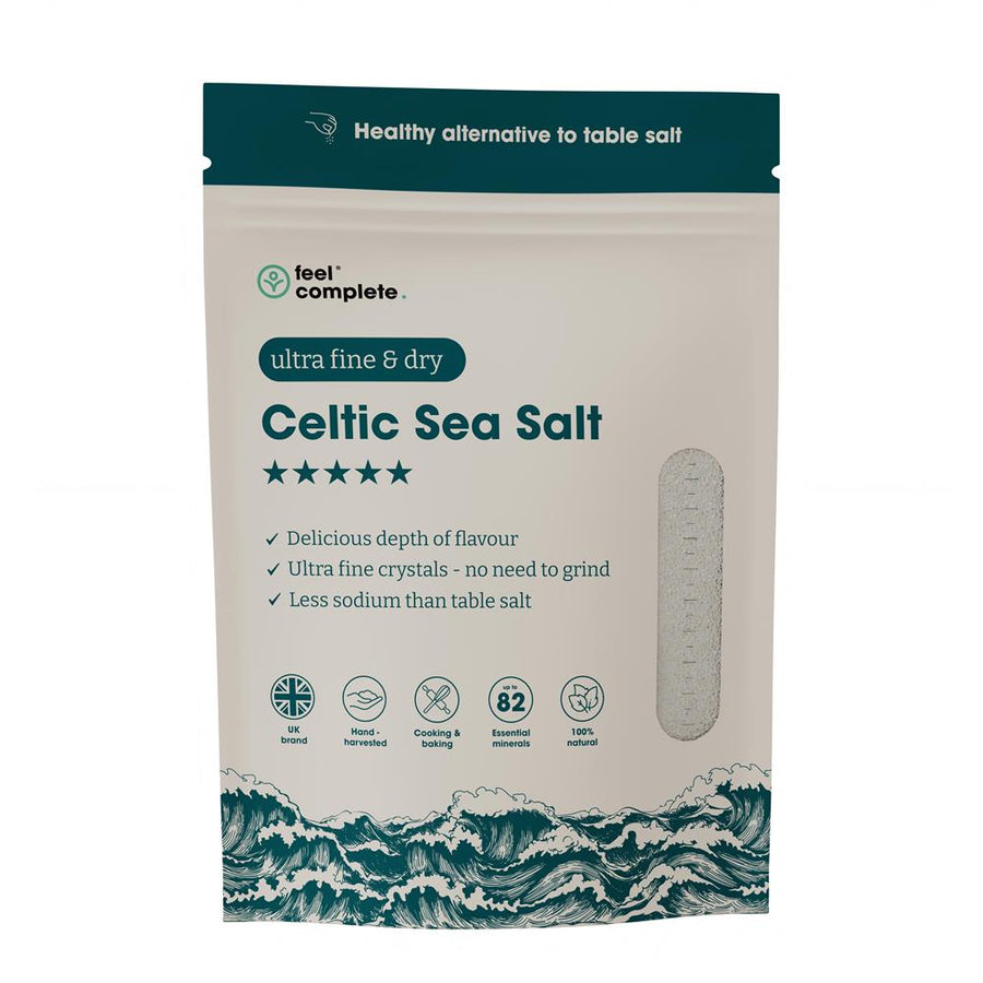 Organic Approved Celtic Sea Salt Ultra Fine Lab Tested 400g