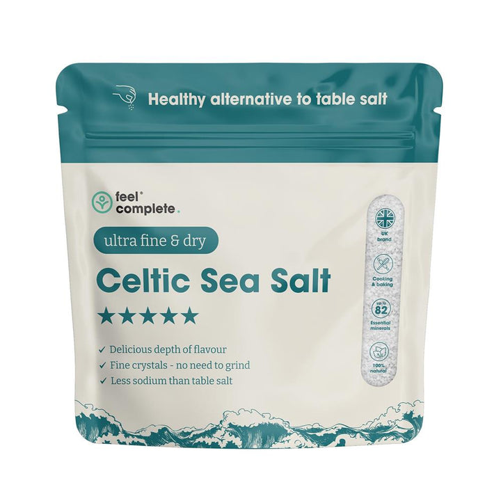 Organic Approved Celtic Sea Salt Ultra Fine Lab Tested 200g