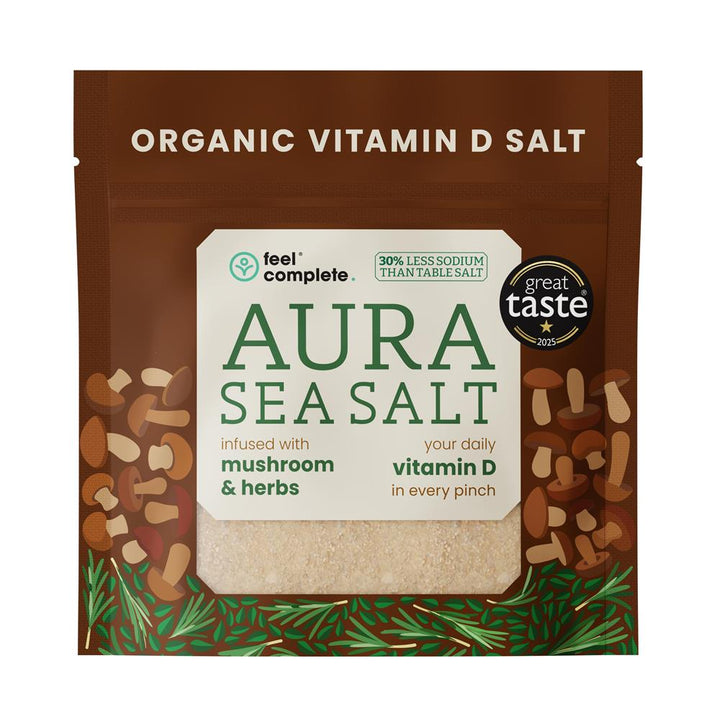 (Aura Sea Salt) Organic Mushroom & Herbs Vitamin D Celtic 80g